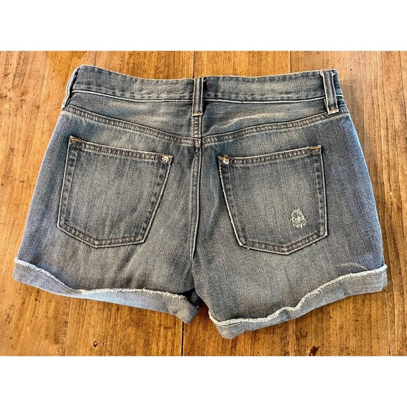 J. CREW FACTORY Distressed Denim Shorts, Sz 25 - Picture 2 of 4